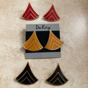 Vintage earrings - 3 pairs